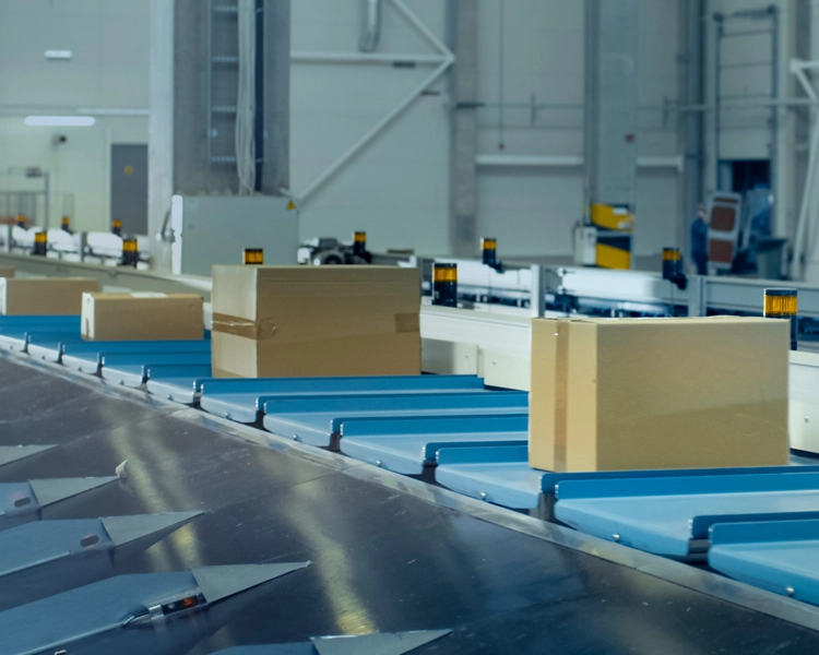 Applications - Material Handling & Warehouse Automation - Drop Bin Slide Gates